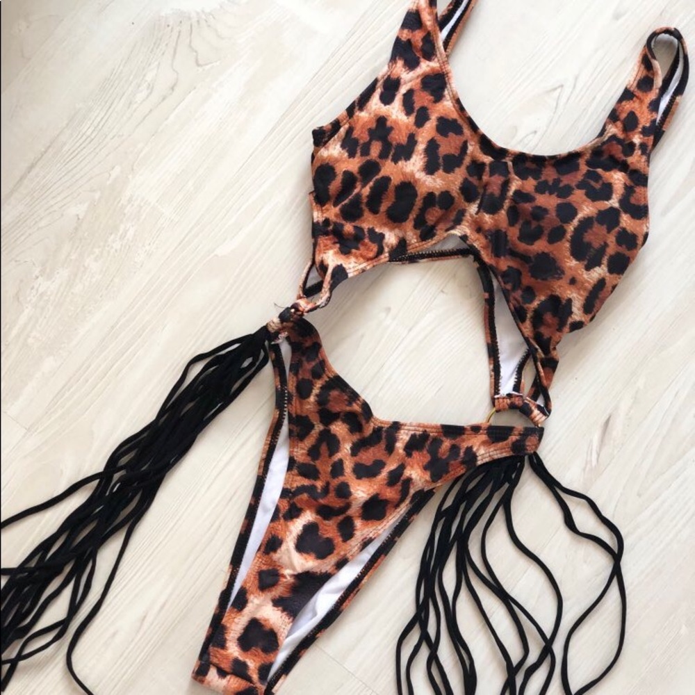 Leopard monokini